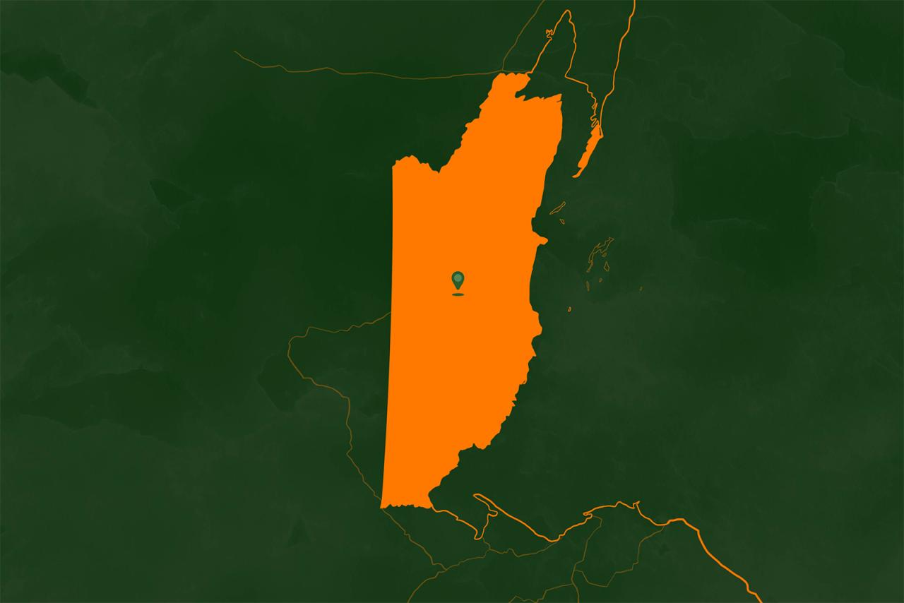 Map of Belize