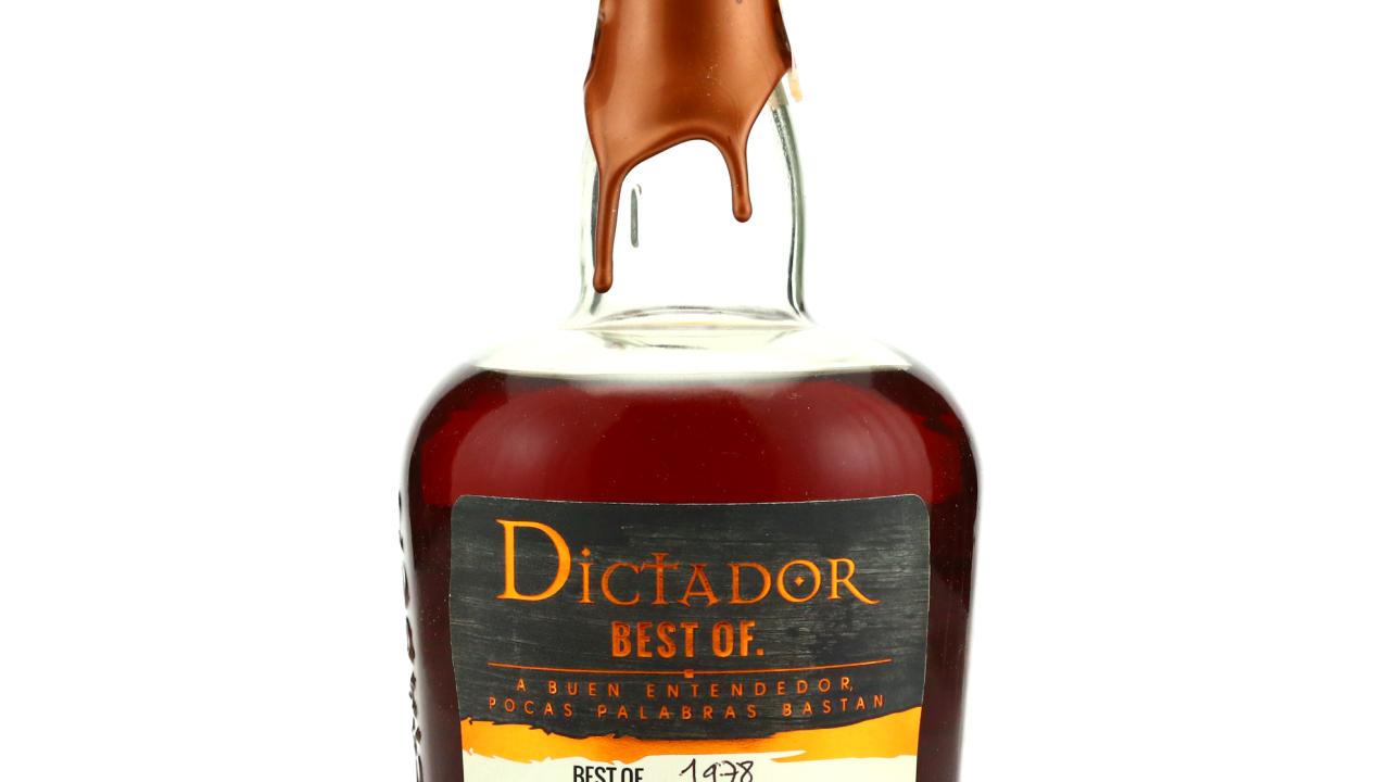 Dictador Best of 1978 37 Year Old Rum | Rum Auctioneer
