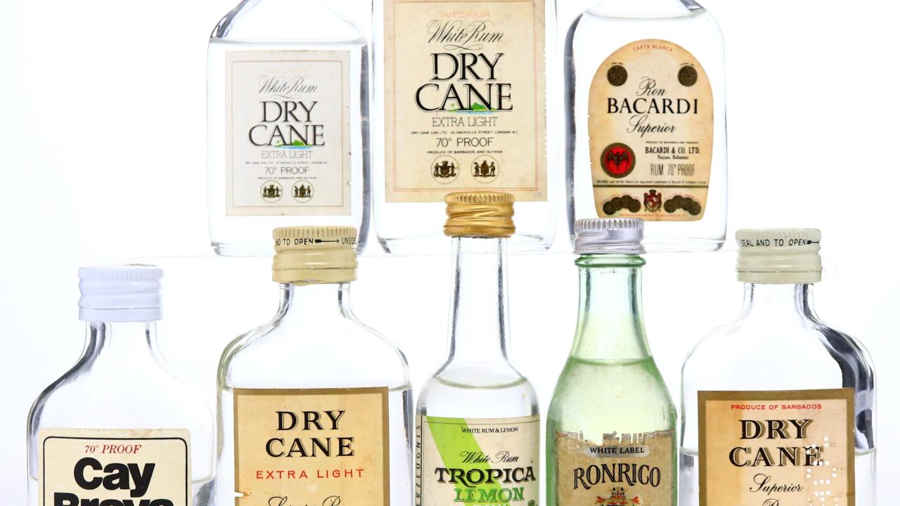 White Rum Miniatures x 8 Rum | Rum Auctioneer