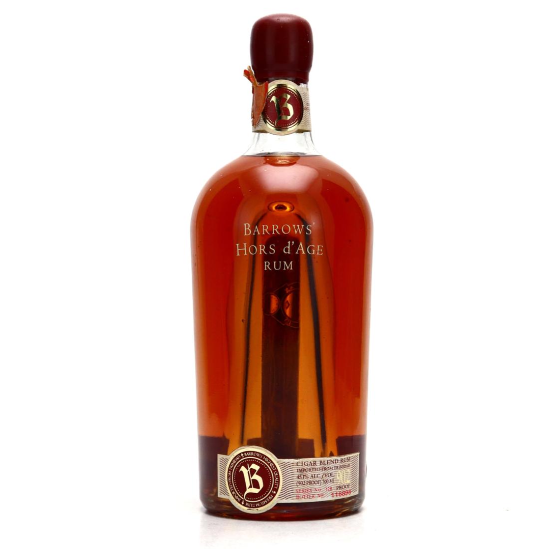 Barrows' Hors d'Age Cigar Blend Rum | Rum Auctioneer