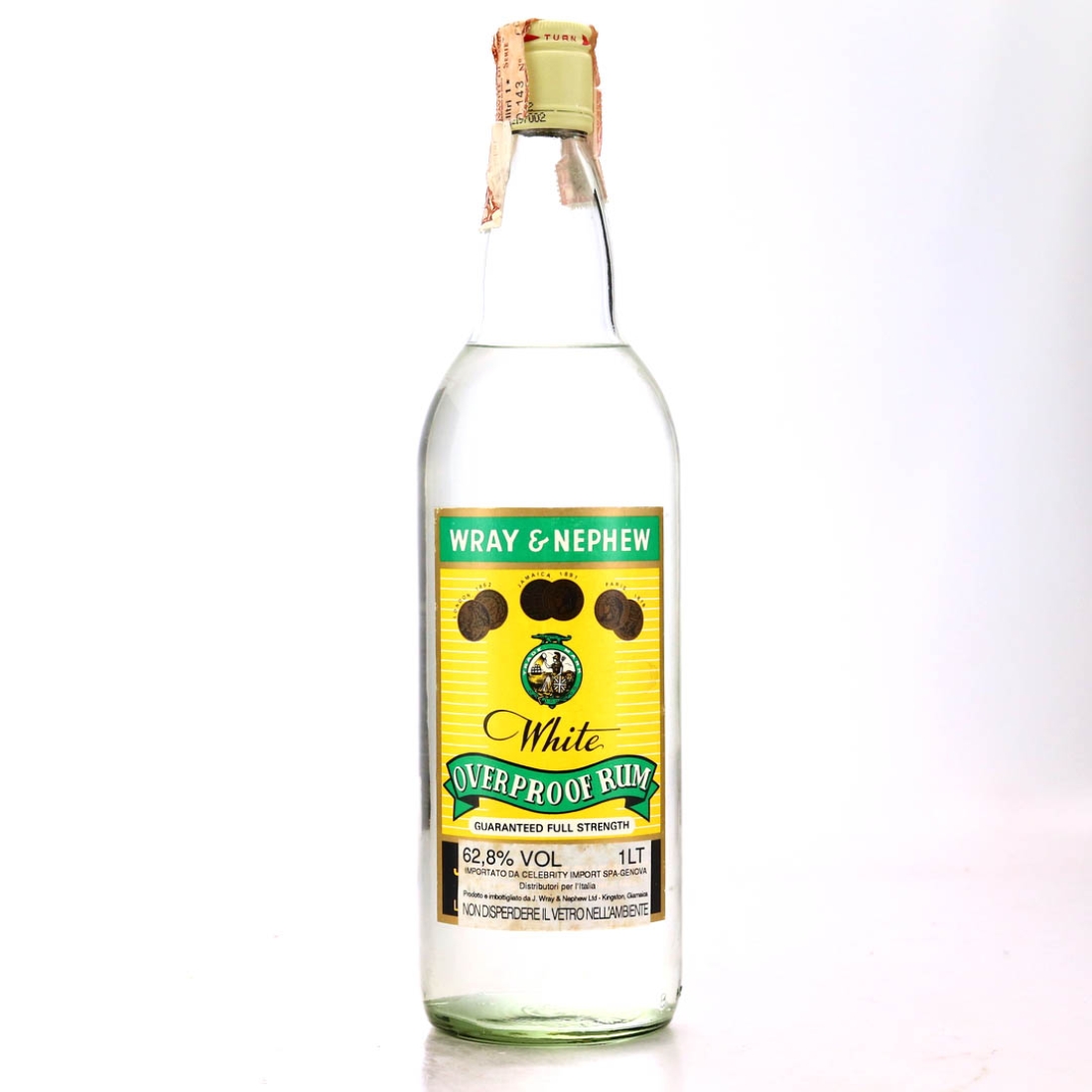 Wray and Nephew White Overproof 1 Litre 1960s