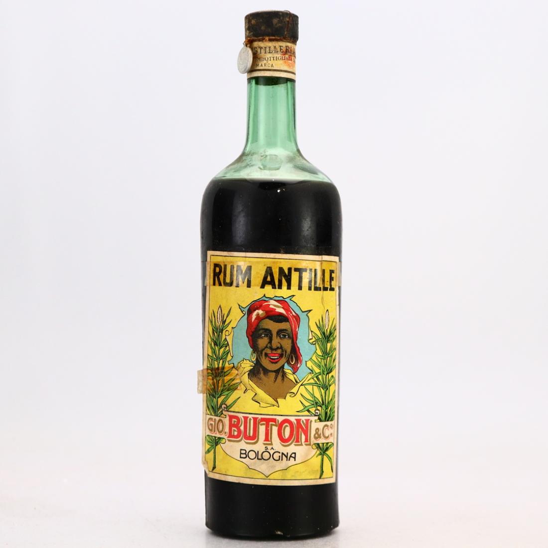 Buton Antilles Rum 1 Litre 1940s