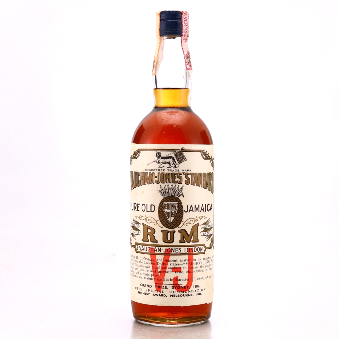 Vauchan-Jones' Standard Pure Old Jamaica Rum 1960s