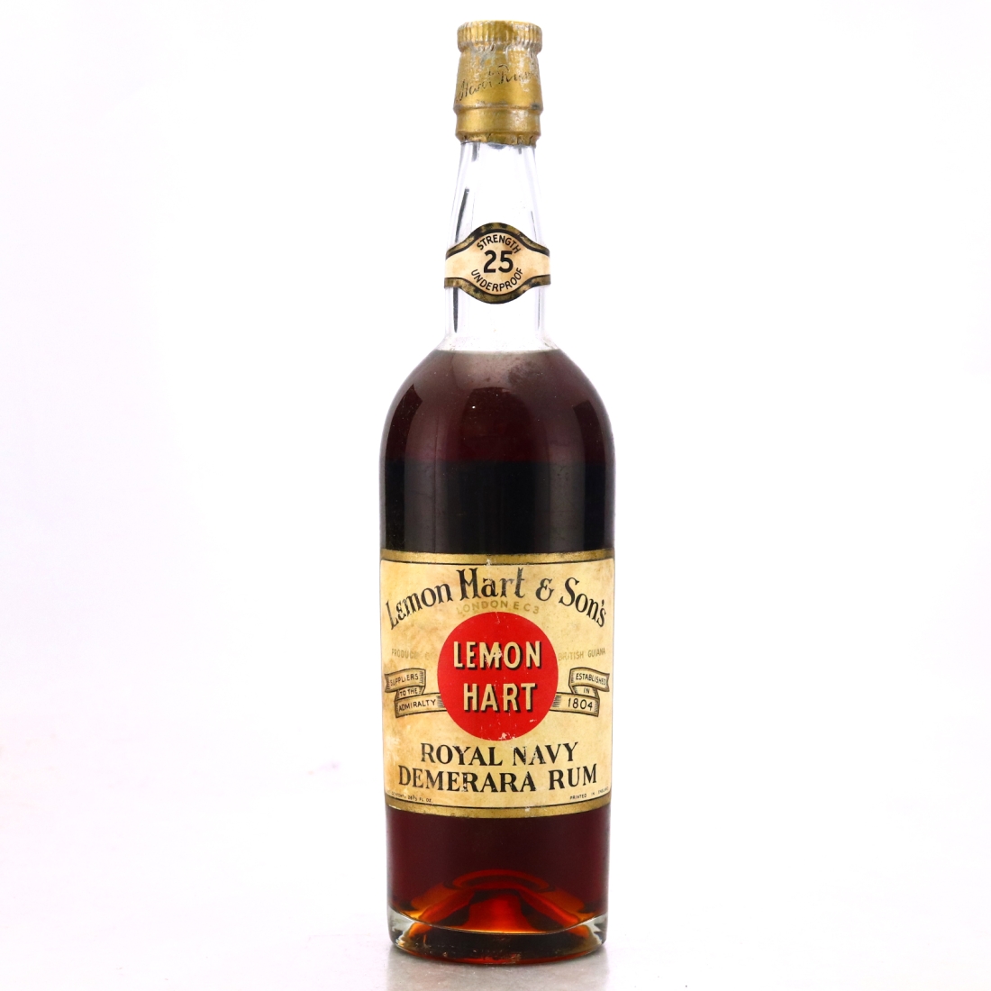 Lemon Hart Royal Navy Rum pre-1966