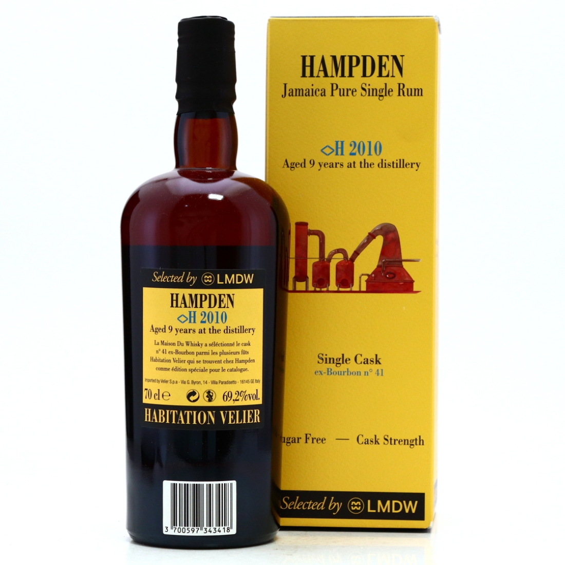 Image for Hampden <>H 2010 Habitation Velier 9 Year Old
