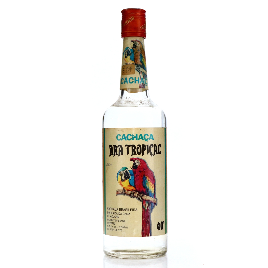 Cachaça Ara Tropical 1980s