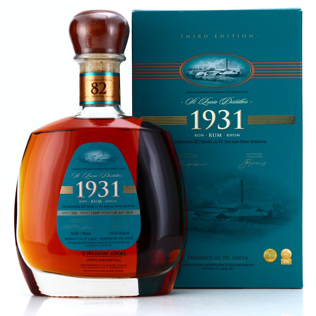 Image for 1931 Rum Batch #3A