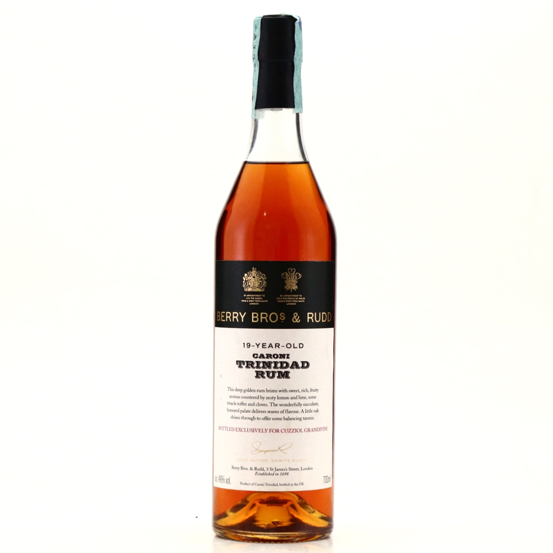Caroni 19 Year Old Berry Brothers and Rudd / Cuzziol Grandivini