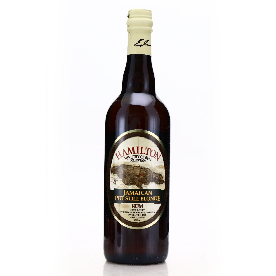Worthy Park Hamilton Jamaican Pot Still Blonde 75cl / US Import