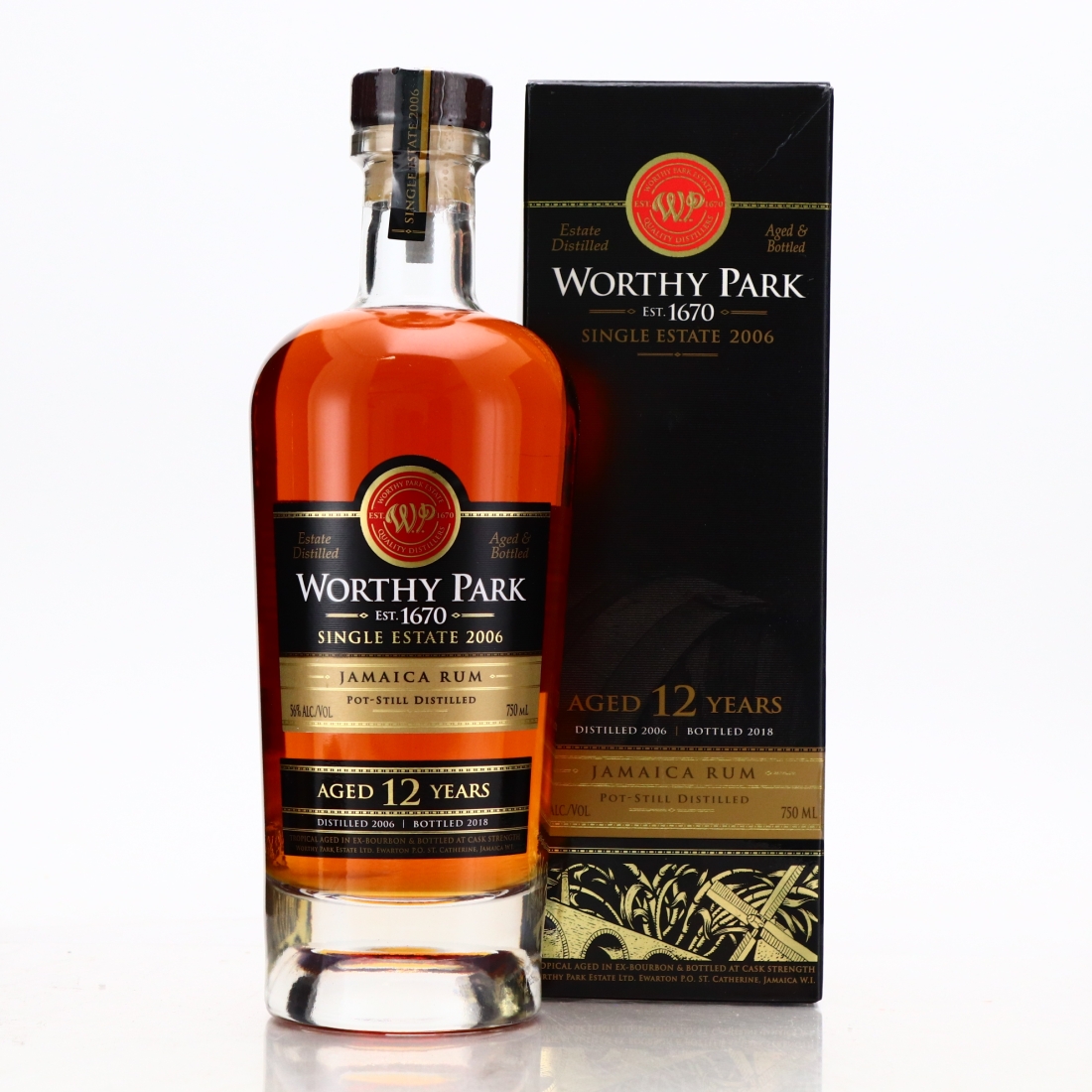 Worthy Park 2006 Cask Strength 12 Year Old 75cl / US Import