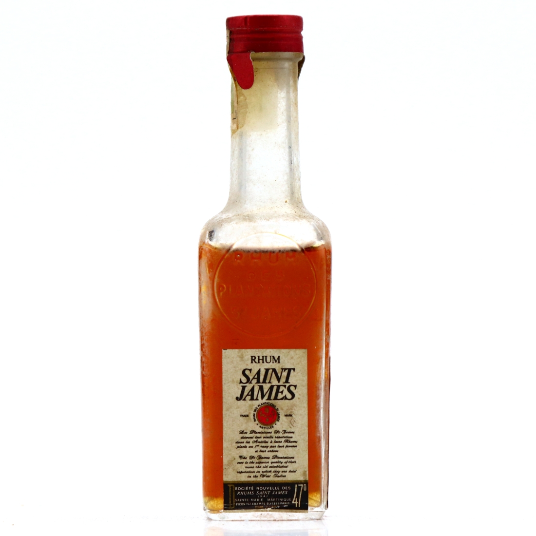 Saint James Rhum Vieux Miniature circa 1970s