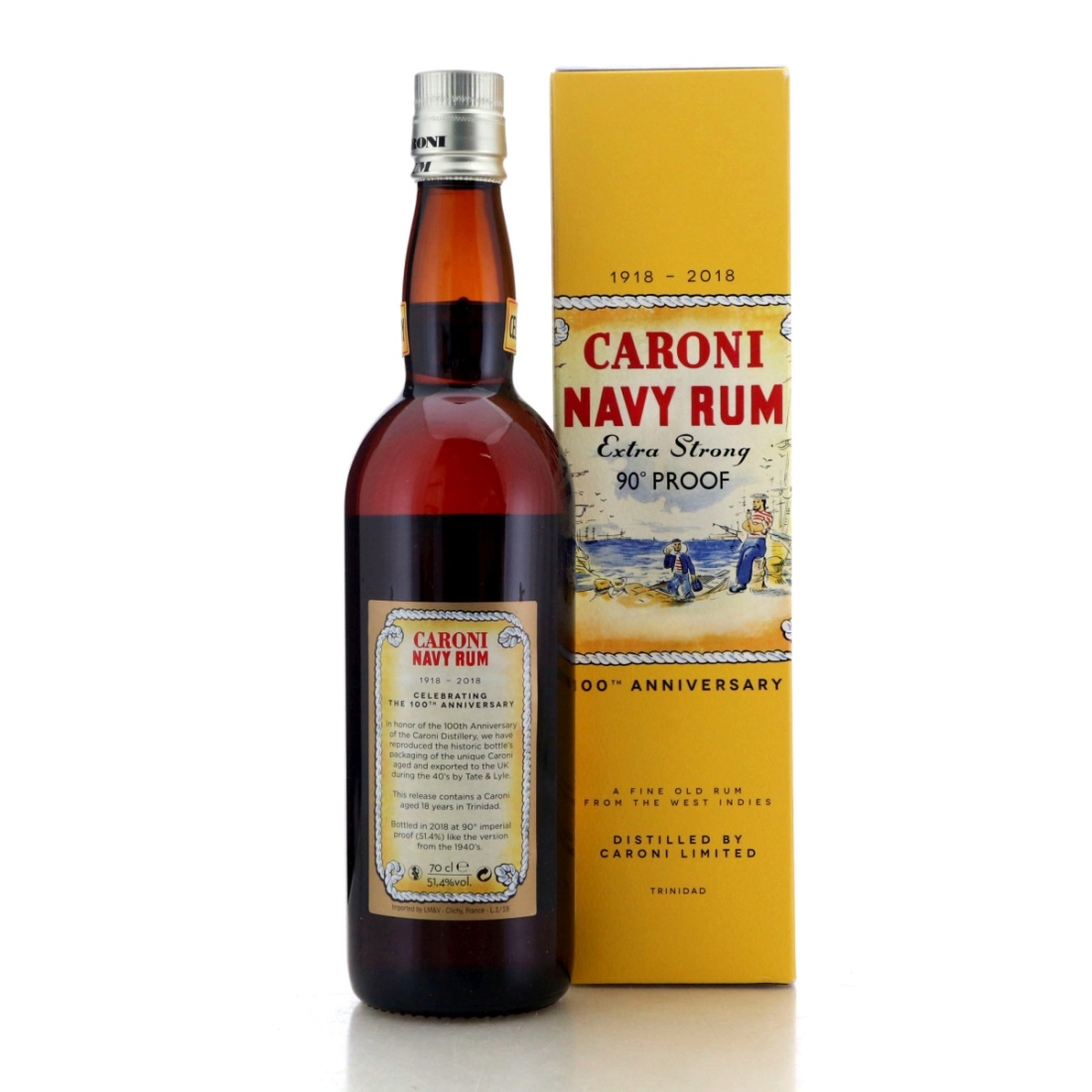 Image for Caroni Navy Rum Extra Strong - 100th Anniversary