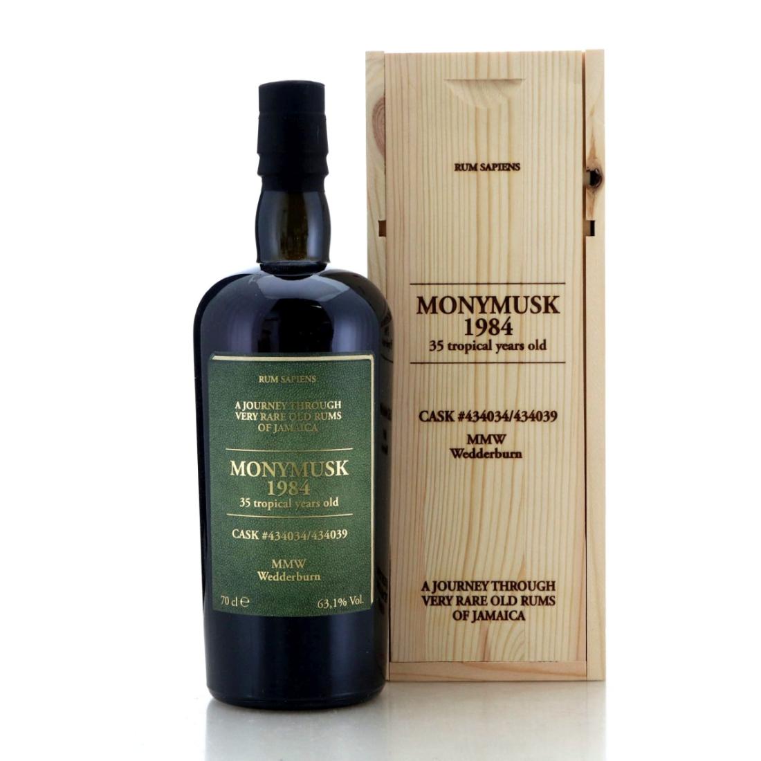 Image for Monymusk MMW 1984 Rum Sapiens 35 Year Old