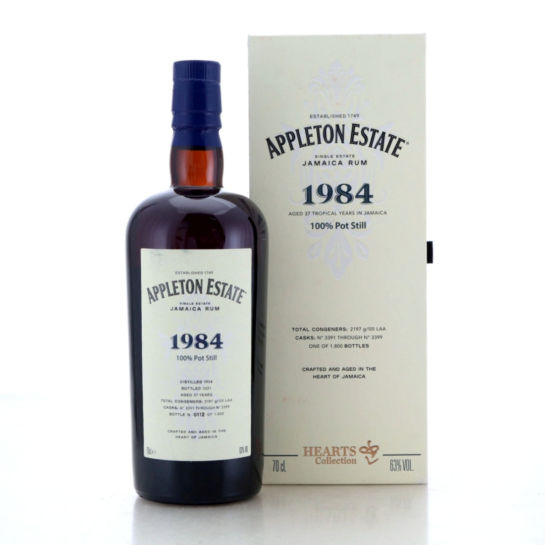 Image for Appleton Estate 1984 Hearts Collection 37 Year Old