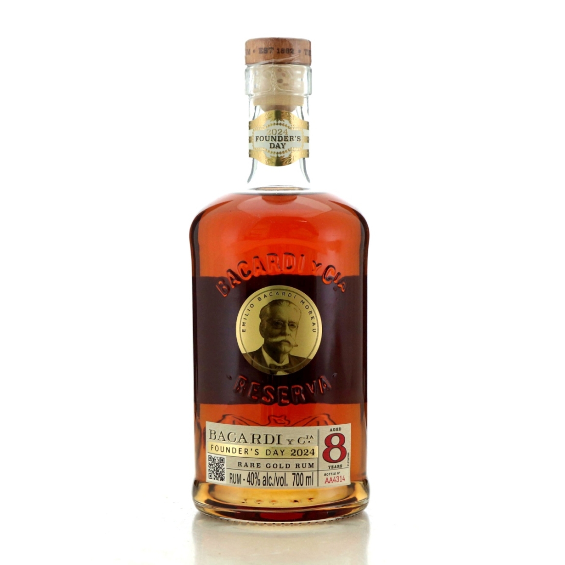 Image for Bacardi Reserva Ocho 8 Year Old Founder's Day 2024