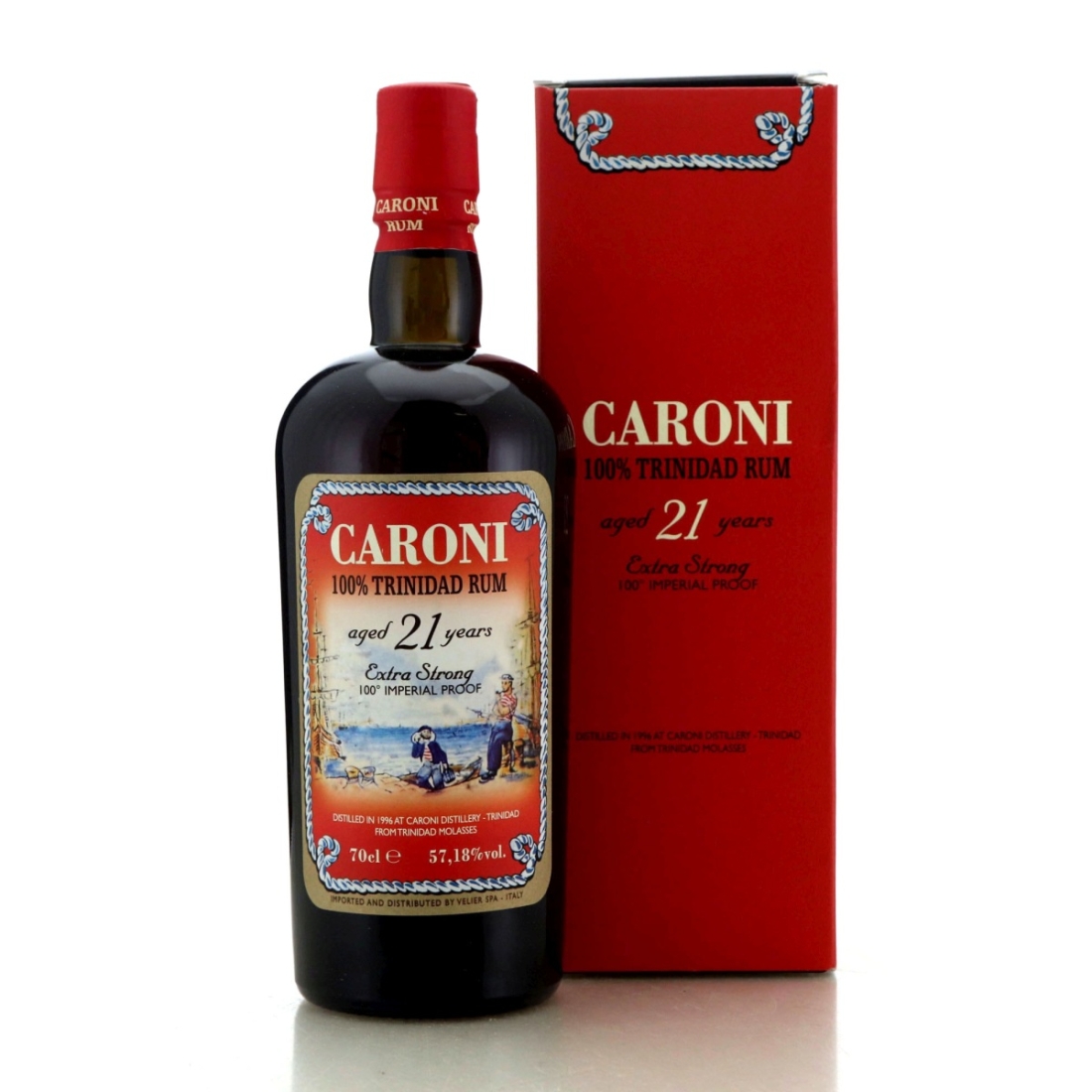 Image for Caroni 1996 100% Trinidad Rum 21 Year Old