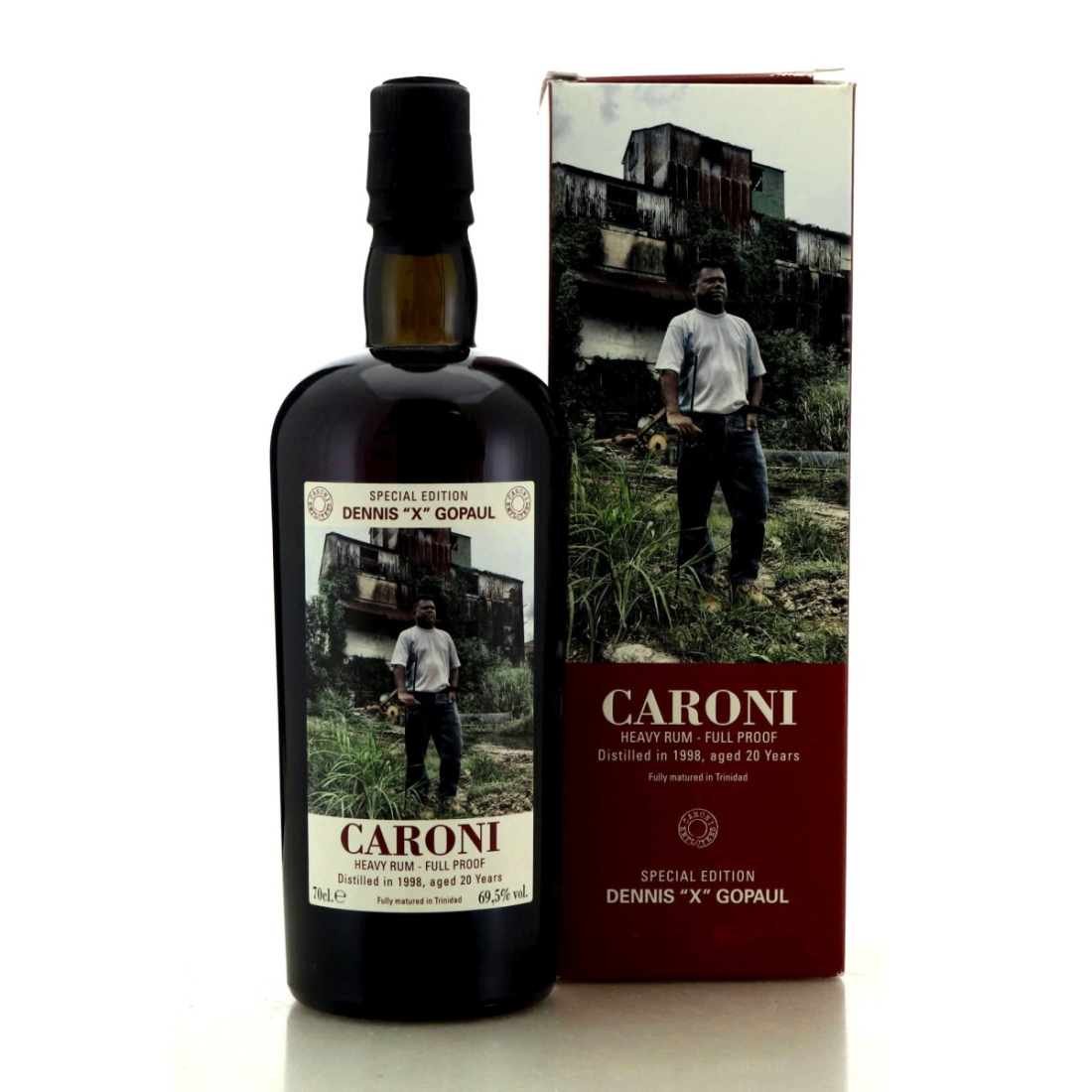 Image for Caroni 1998 Full Proof 20 Year Old Heavy - Dennis "X" Gopaul
