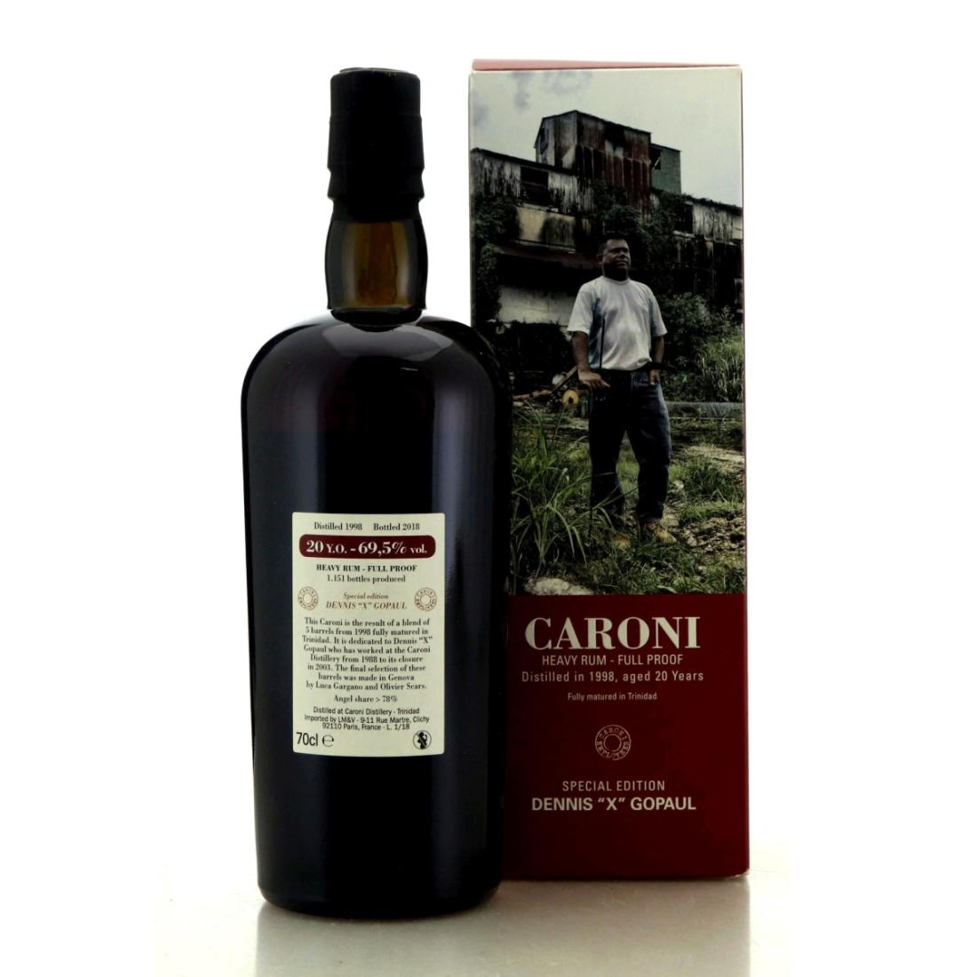 Image for Caroni 1998 Full Proof 20 Year Old Heavy - Dennis "X" Gopaul