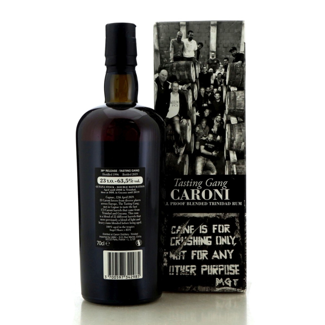 Image for Caroni 1996 Full Proof 23 Year Old Blended - Tasting Gang