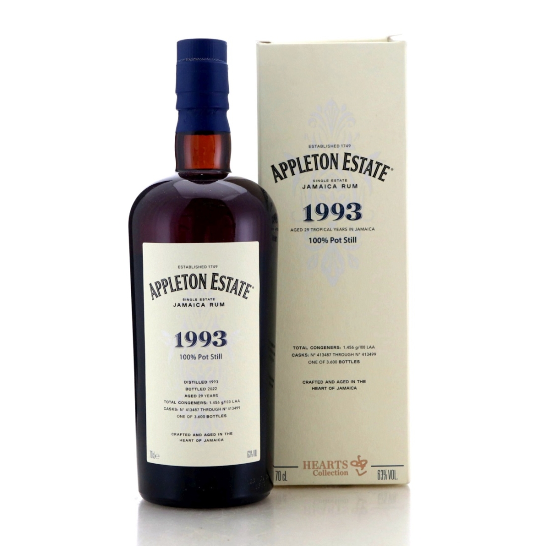 Image for Appleton Estate 1993 Hearts Collection 29 Year Old