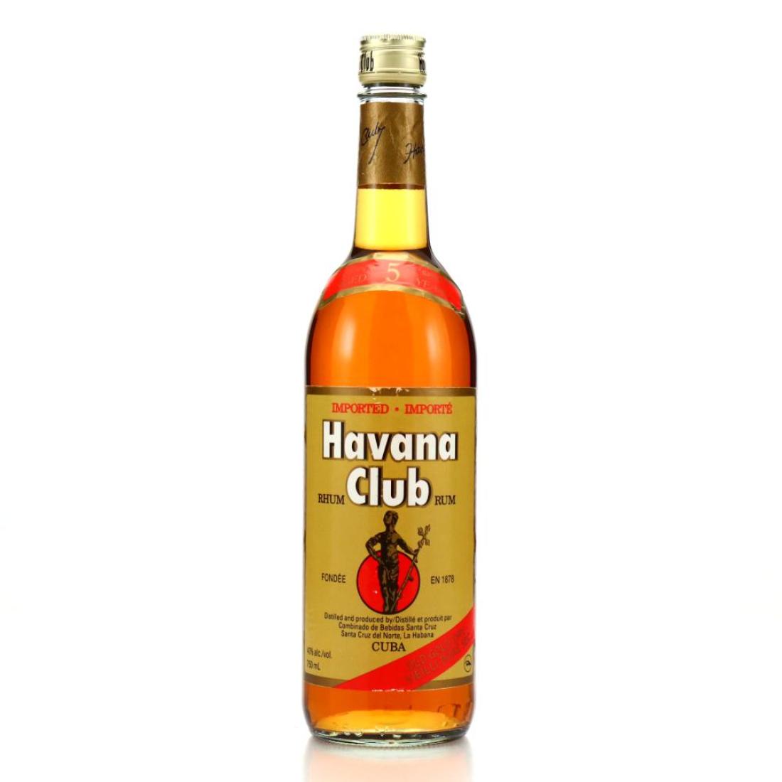 未開栓　Havana Club OLD GOLD DRY 5年 ラム酒 Havana Club 5 Year Old Old Gold Dry Rum | Rum Auctioneer