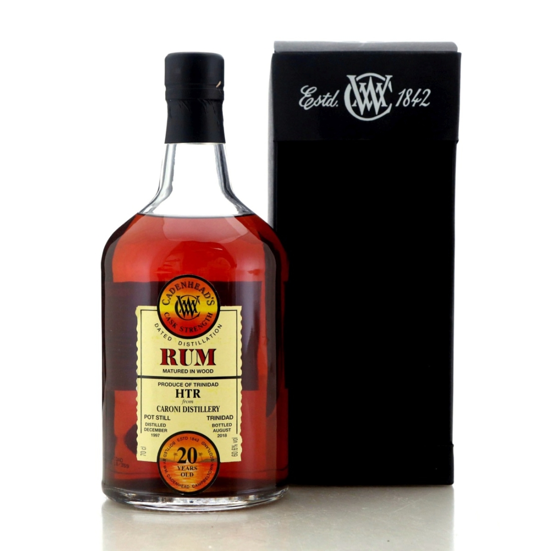 Image for Caroni HTR 1997 Cadenhead's Dated Distillation 20 Year Old