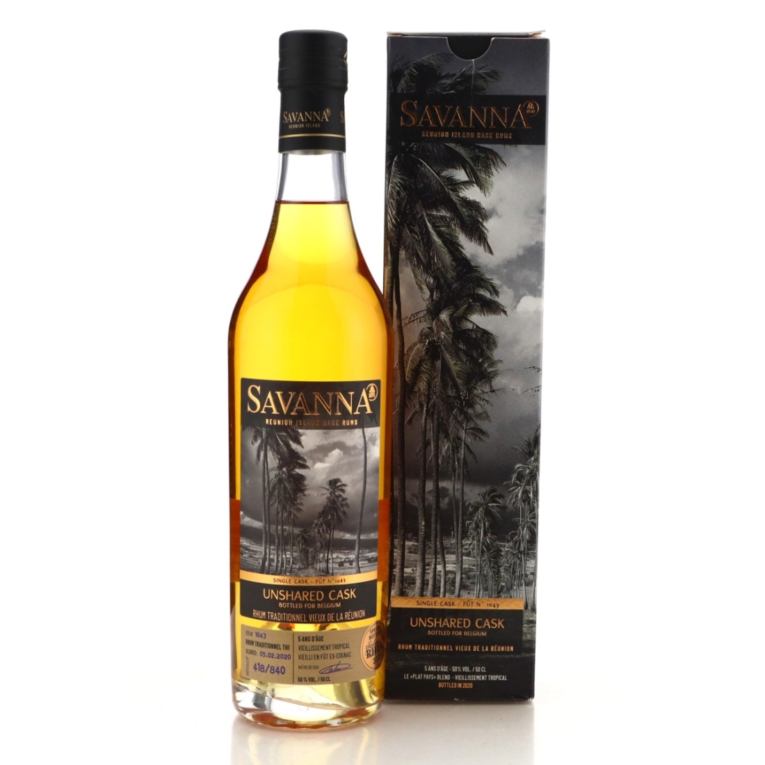Image for Savanna Traditionnel 5 Year Old Single Cask #1043 50cl - Salon du Rhum
