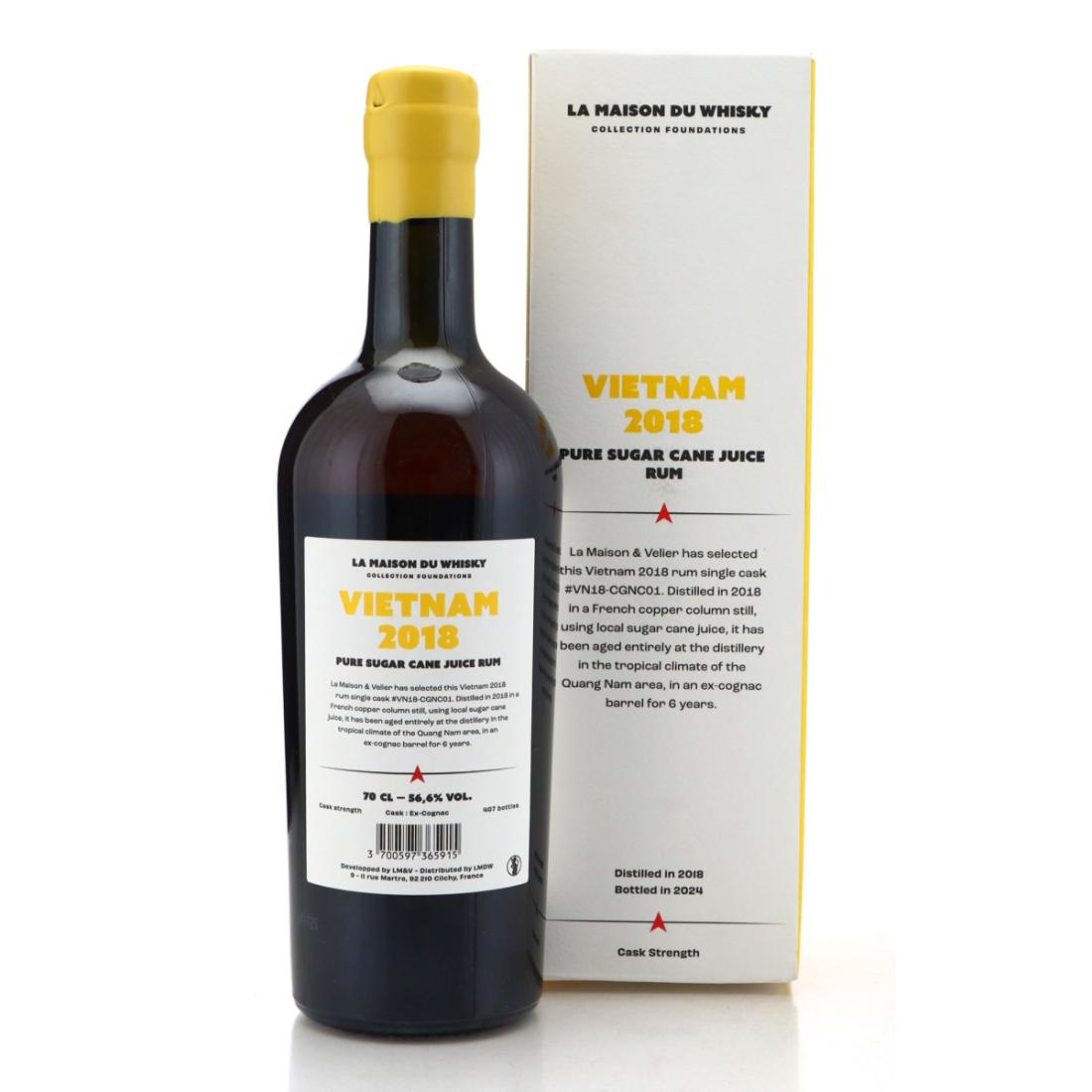 Image for Vietnam Rum 2018 Flag Series 6 Year Old