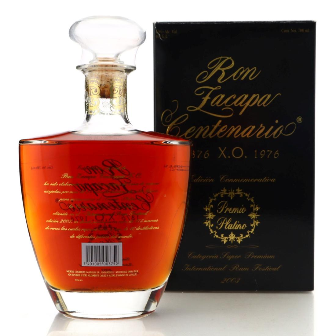 Image for Ron Zacapa Centenario XO Edicion Conmemorativa 2003