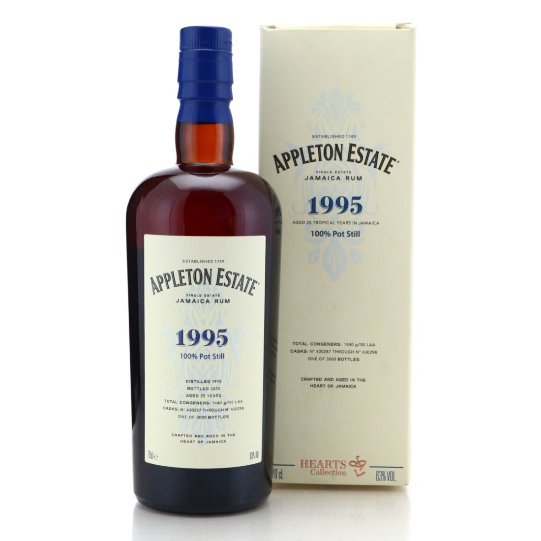 Image for Appleton Estate 1995 Hearts Collection 25 Year Old