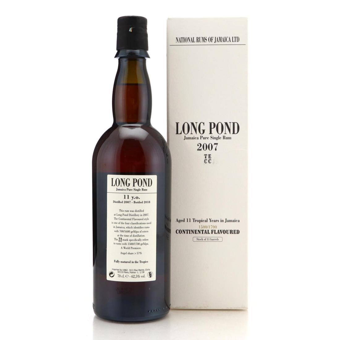 Long Pond TECC 2007 Continental Flavoured 11 Year Old