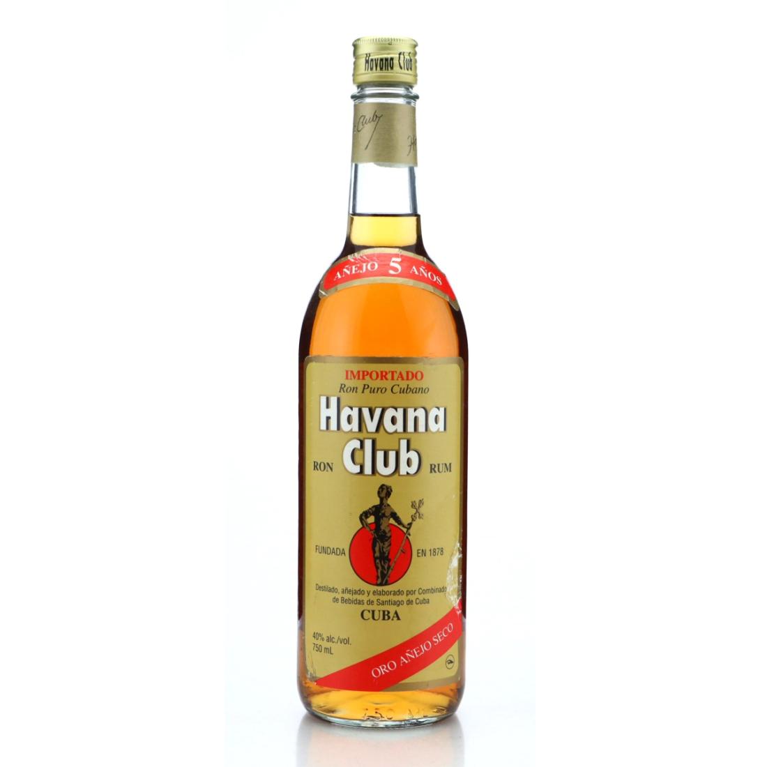 Image for Havana Club Old Gold Dry 5 Year Old 1980s
