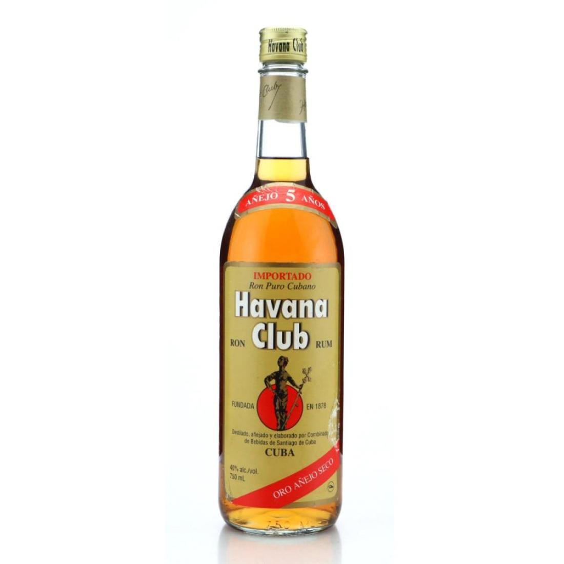Havana Club 5 Year Old Oro Añejo Seco Rum | Rum Auctioneer