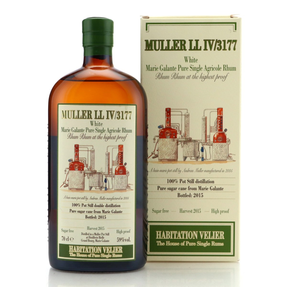 Image for Muller LL IV/3177 Habitation Velier White Rum 2015