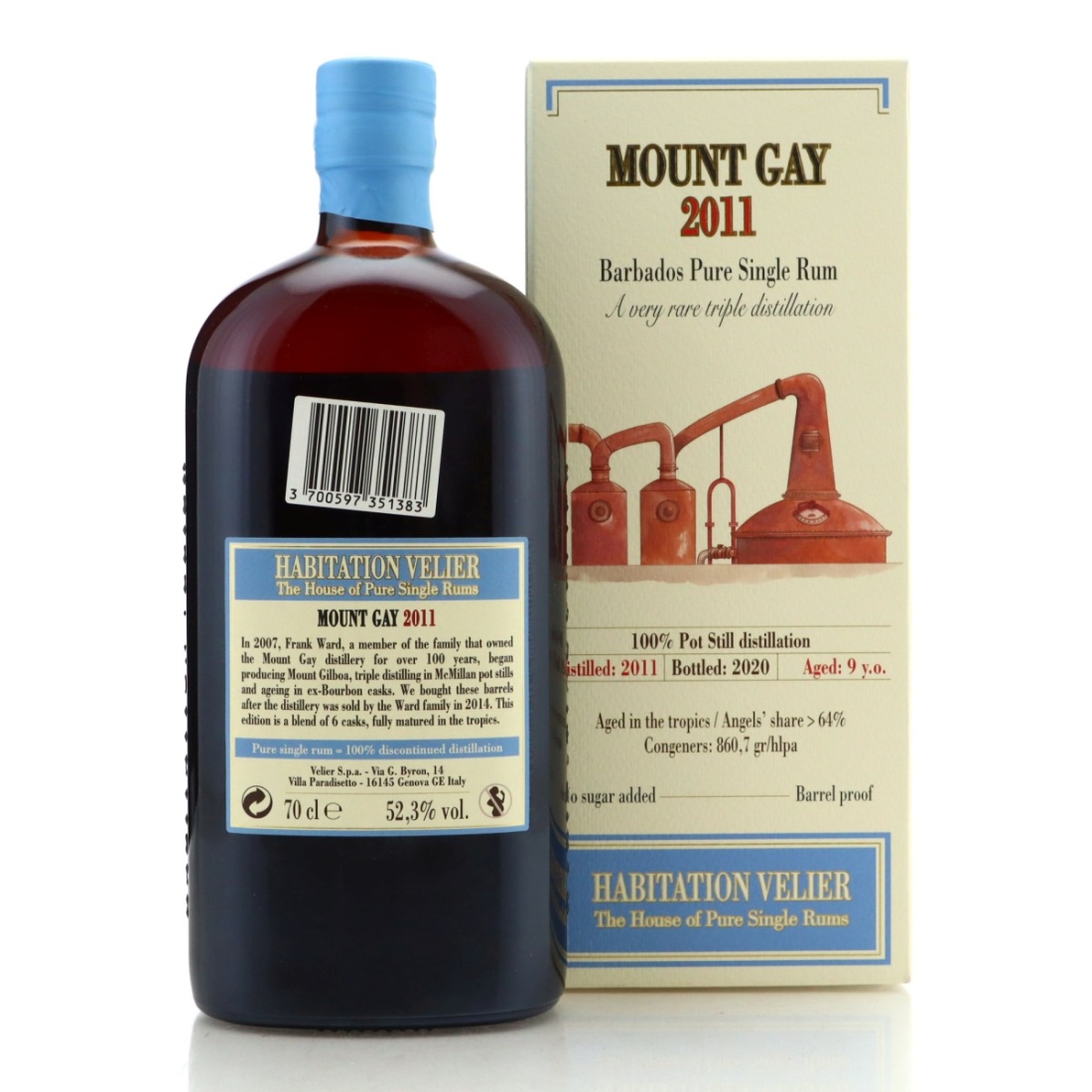 Image for Mount Gay 2011 Habitation Velier 9 Year Old