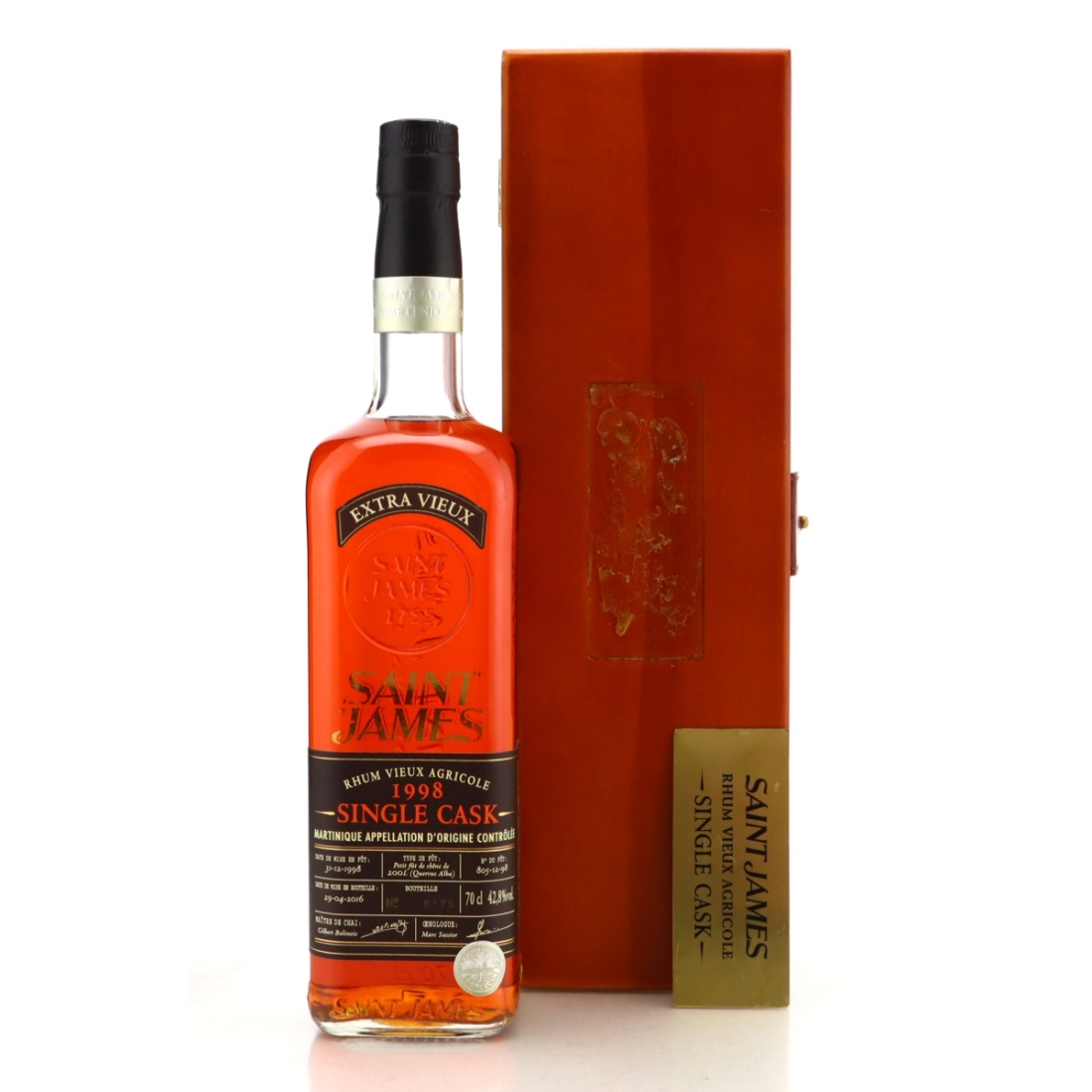 Image for Saint James 1998 Single Cask #805-12-98