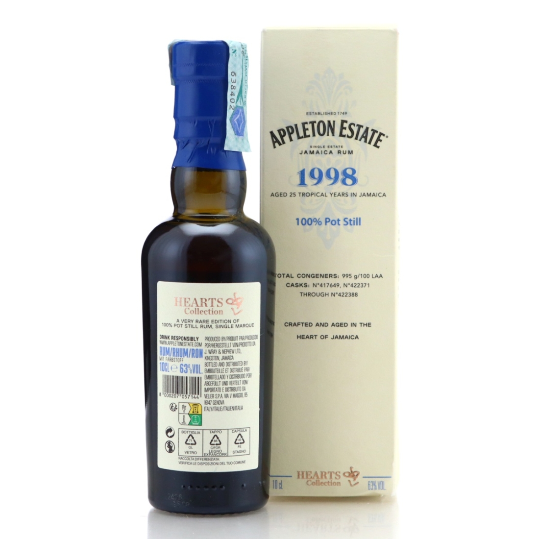 Image for Appleton Estate 1998 Hearts Collection 25 Year Old
