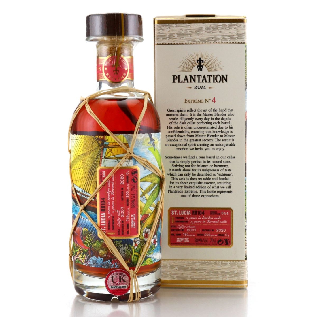 Image for St Lucia 2007 Plantation 13 Year Old Extreme No.4 / UK