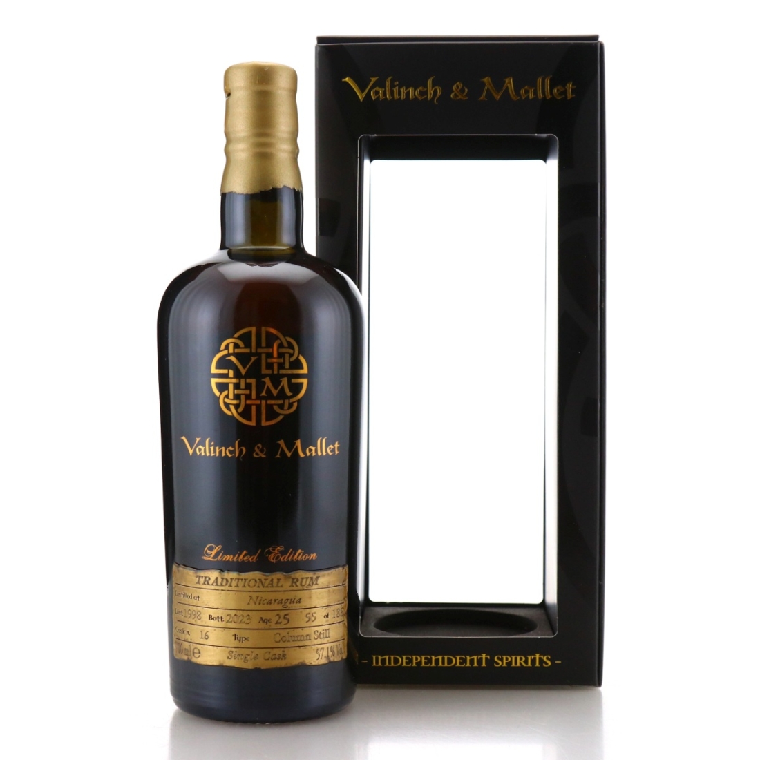 Image for Nicaragua Rum 1998 The Spirit of Art 25 Year Old 