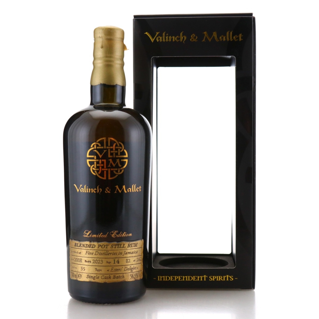 Image for Jamaica Pot Still Rum 2008 Valinch and Mallet 14 Year Old The Spirit of Art