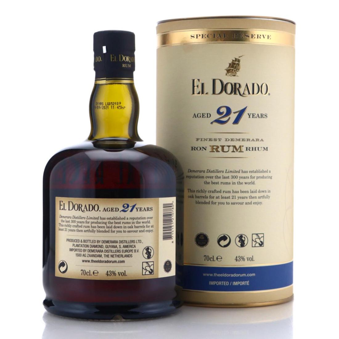 Image for El Dorado 21 Year Old Special Reserve