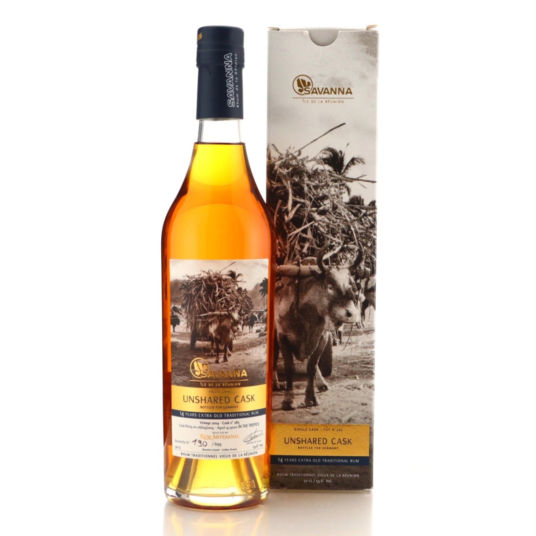Image for Savanna 2004 Traditional Single Cask 14 Year Old #263 50cl - German Exclusive