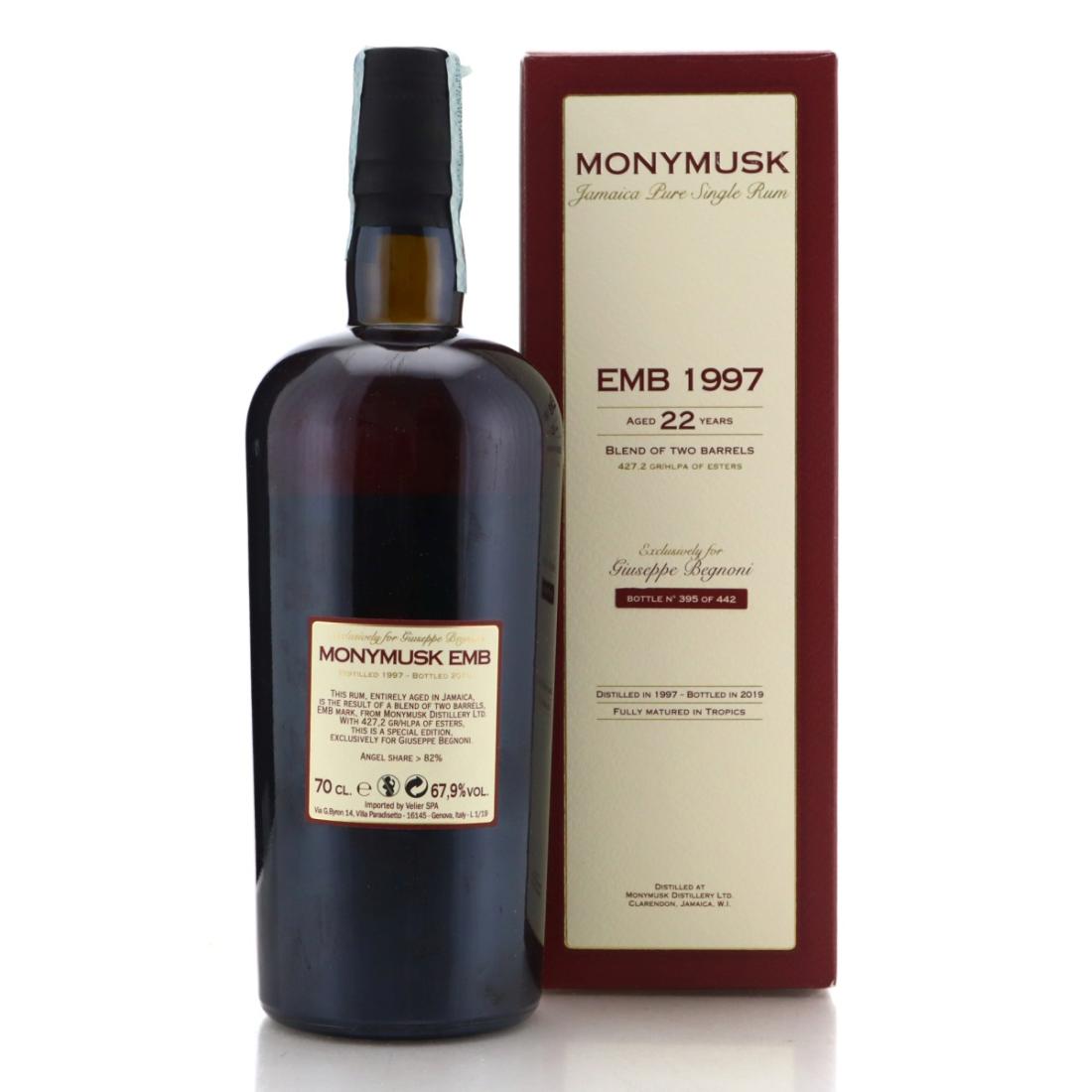Image for Monymusk EMB 1997 Velier 22 Year Old / Giuseppe Begnoni