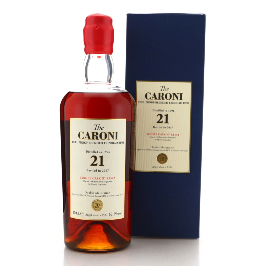 Image for Caroni 1996 Full Proof 21 Year Old Blended Magnum