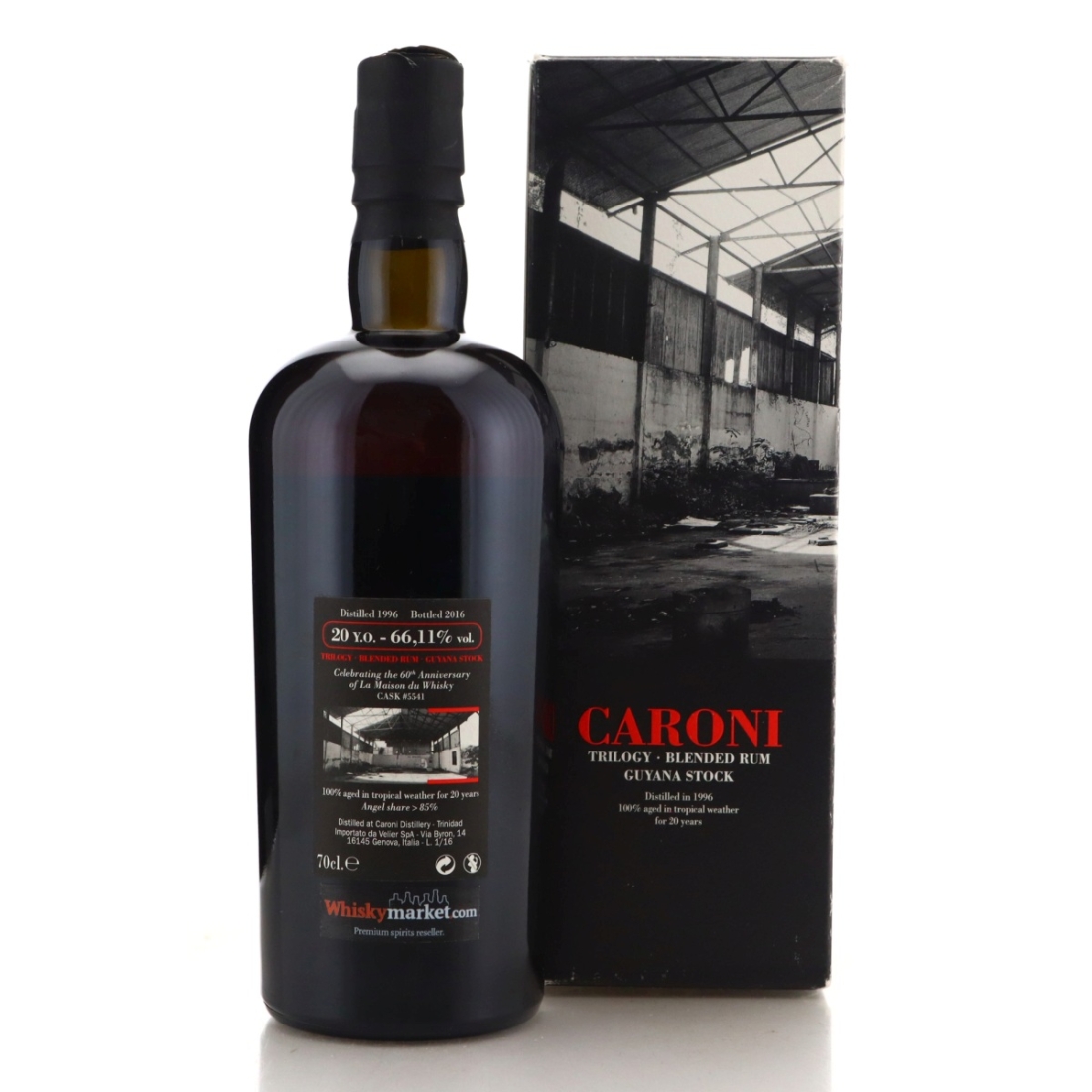 Image for Caroni 1996 Trilogy 20 Year Blended Rum - Guyana Stock