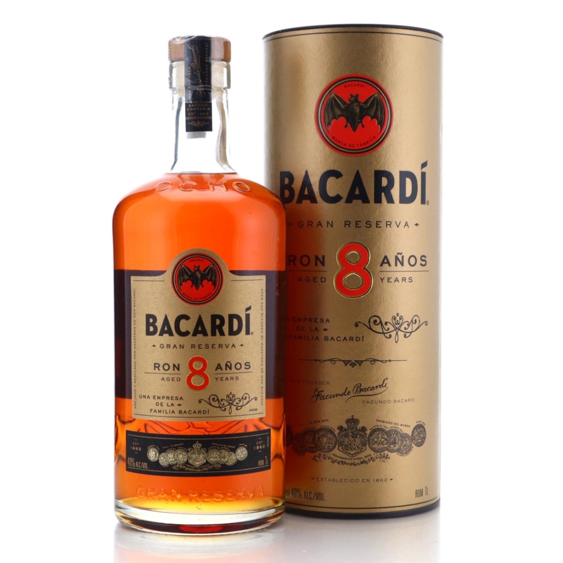 Image for Bacardi 8 Year Old Gran Reserva 1 Litre