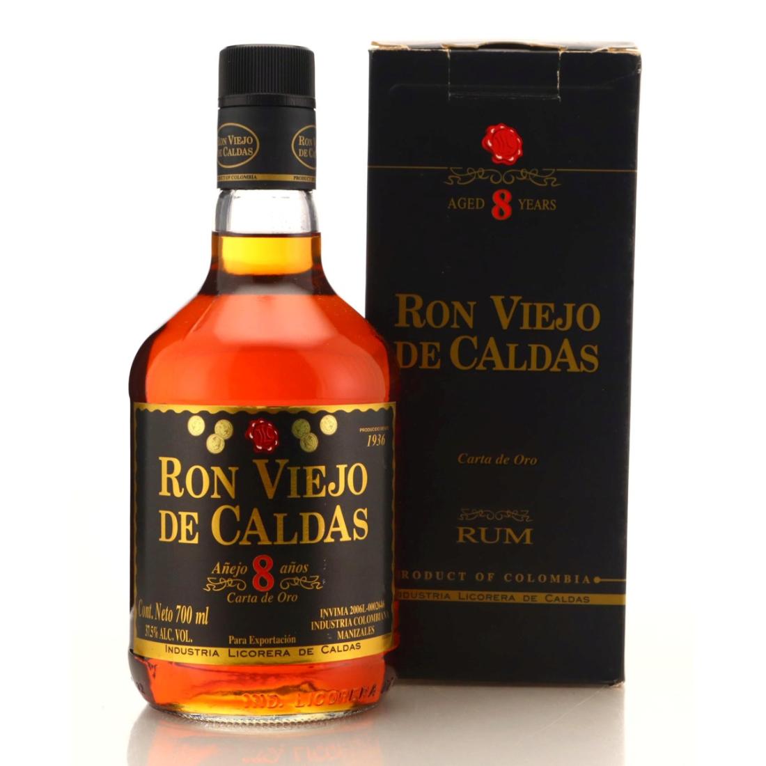 Image for Ron Viejo de Caldas Carta de Oro Gran Reserva