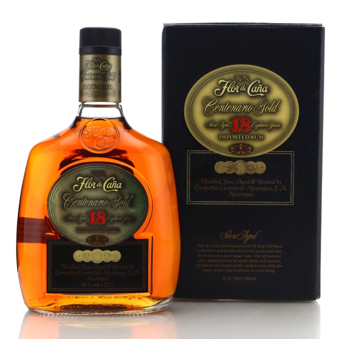 Image for Flor de Cana Centenario Gold 18 Year Old