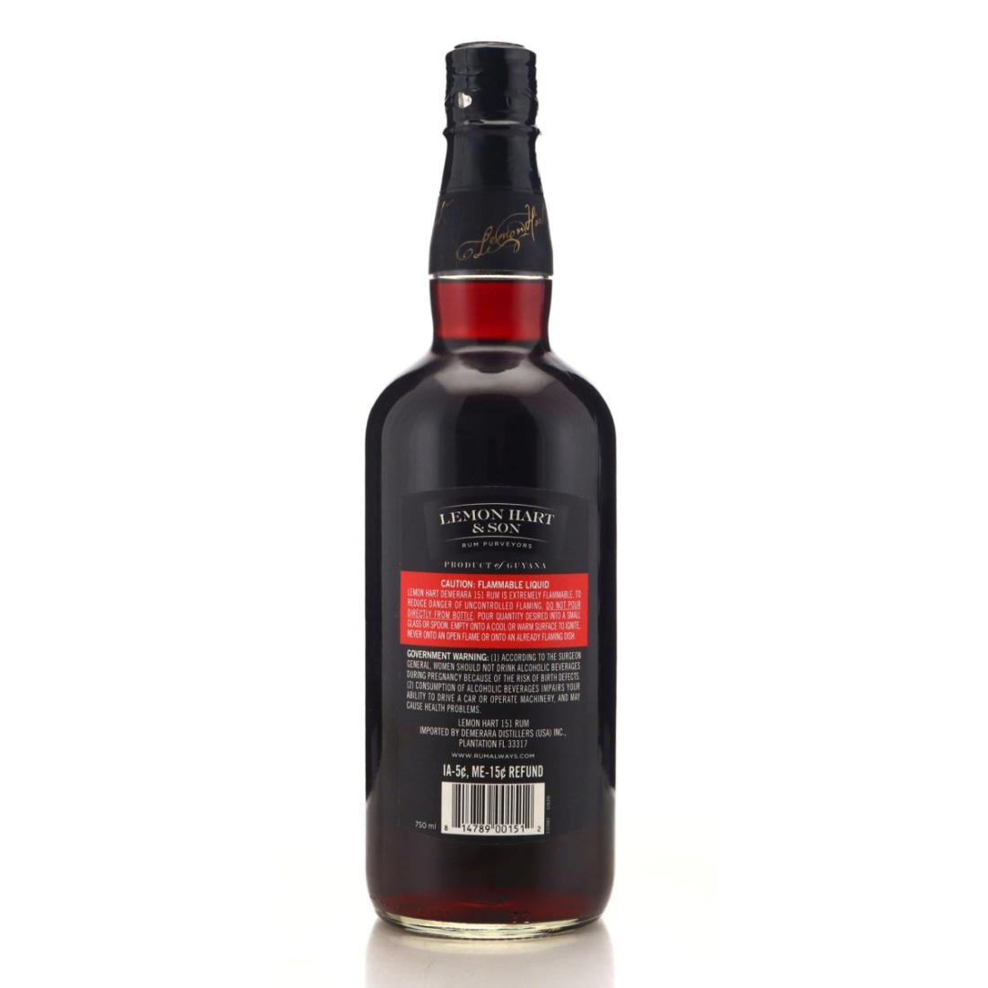 Image for Lemon Hart 151 Demerara Rum