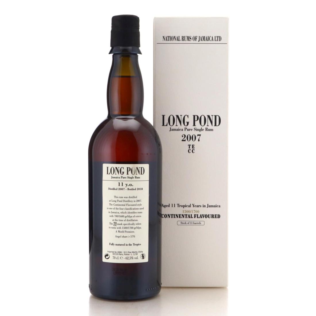 Image for Long Pond TECC 2007 Continental Flavoured 11 Year Old